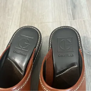 Cole Haan Elyssa Wedge Clogs Slip On Mules Shoes Brown Leather‎ Women’s Size 6 thumbnail 5
