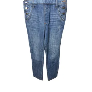 Hidden‎ Jeans Women Medium Wash Distressed Denim Overalls Small thumbnail 3