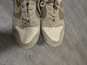 Nike Dunk Low Light Bone Dark Stucco Sneakers Size 7.5 thumbnail 9