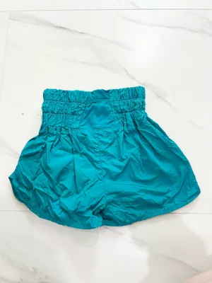 Women’s Free People Movement The Way Home Tropical Teal Active Shorts - Small thumbnail 2