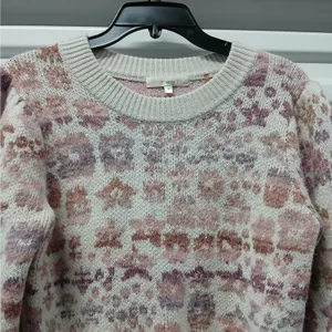 LoveShackFancy Womens Luxury Wool Alpaca Blend Sweater Sz Medium Cottage Knit thumbnail 10