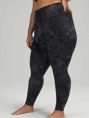 Lululemon Align High-Rise 28” Leggings in Diamond Dye Pitch Graphite Gray thumbnail 1