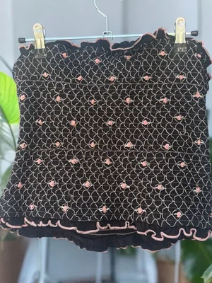 Free People NWT Field of Roses Tube Top Large thumbnail 2