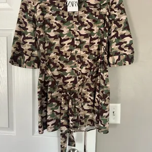 Zara camo dress thumbnail 7