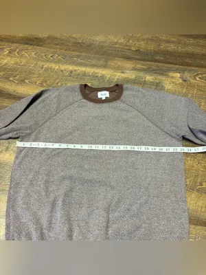 Feat Clothing BlanketBlend Womens Large Brown Pullover Crewneck Soft Sweatshirt thumbnail 3