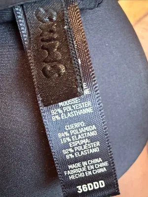 Skims black bra thumbnail 3
