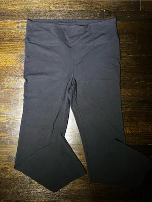 NWT Sonoma Black Bootcut Legging Yoga Pants XL High Rise thumbnail 2