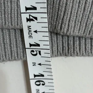 Hollister Grey V-Neck Cropped Sweater Vest Preppy Striped Trim Small‎ thumbnail 7