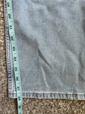 NWT Banana Republic Light Blue Mid Rise 90s Relaxed Straight Jeans Denim Casual thumbnail 9