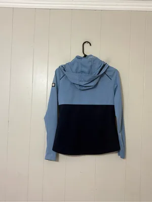 Equiline Two Tone Softshell Equestrian Riding Jacket Hooded Blue Navy Size S thumbnail 15