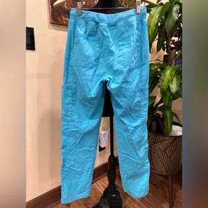 EUC Cherokee baby blue scrub pants, Sz Xs, elastic waist. Relax leg thumbnail 2