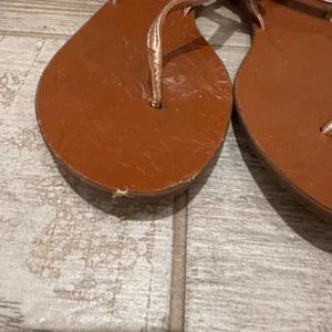 Kate Spade Rose Gold and Brown Sandals Size 8 thumbnail 3