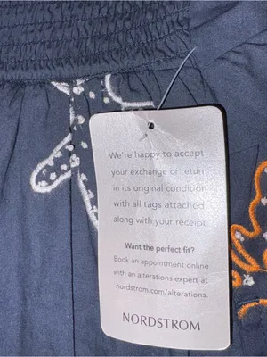 Nordstrom CIEBON Trina Embellished Cotton Maxi Dress Medium New With Tags thumbnail 10