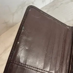 Coach Women's Patent Leather Accordion Zip Wallet Brown OS thumbnail 9