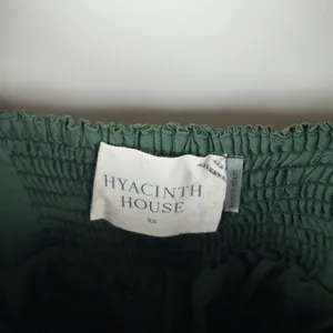 Hyacinth House‎ Tuckernuck Sasha Mini Dress XS Green Cotton Poplin Babydoll Puff thumbnail 7