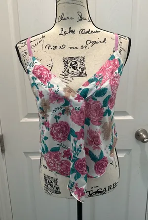 Intimately by Free People Floral Handkerchief Cami Top thumbnail 1