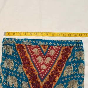 121 Angie Strapless Shorts Boho Elephant Romper Size Medium thumbnail 5