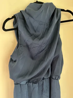navy blue cowl neck dress Size M thumbnail 5