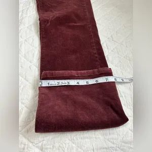 Patagonia Women’s Maroon Corduroy Pants size 28 thumbnail 7