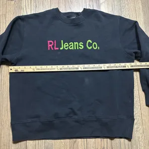 Vintage Polo Ralph Lauren Jeans Sweatshirt Women's SZ M/L Y2K USA Spell Out thumbnail 6