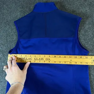 Patagonia Adze Hybrid Vest Womens Small Blue Full Zip Softshell Fleece Lined thumbnail 6