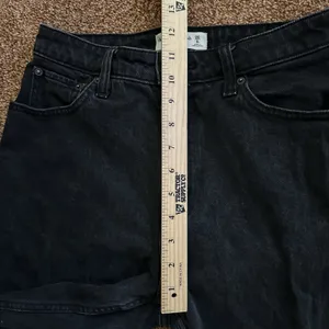 Abercrombie & Fitch Flare High Rise Curve Love Jeans Women 6L Black Retro Indie thumbnail 5
