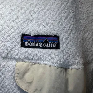 Patagonia Retool Snap T Pullover Sweater Jacket Off White Pocket Womens Sz Small thumbnail 4