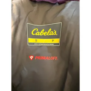 Cabelas Womens Primaloft Insulated Winter ski Jacket Purple Grey Hooded Small S‎ thumbnail 7