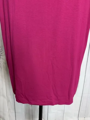 Chico's Sleeveless V-Neck Tank Top Size 3 XL Hot Pink Minimalist Capsule Rayon thumbnail 8