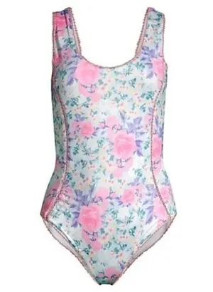 LoveShackFancy Mikkel Floral One-Piece Swimsuit Size XS‎ NWT thumbnail 13
