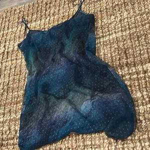 Non Signe Designer Holographic Floral Printed Slip Dress thumbnail 8