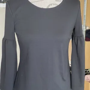 Gap Dress Black XS Shift Winter Fall Wedding Bell 3/4 Sleeve Fall Winter Office thumbnail 4