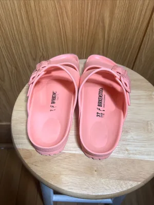 Birkenstock Pink Two-Strap EVA Sandals thumbnail 3