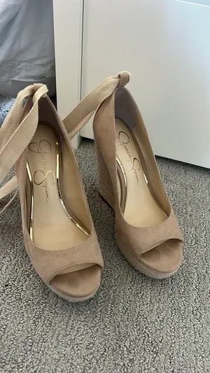 Spring Jessica Simpson tweed wedge heels thumbnail 2