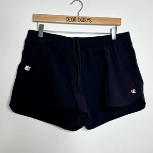 Champion Black Drawstring Athletic Shorts thumbnail 4