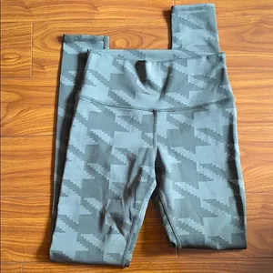 Alo Green Gingham Full Length Leggings thumbnail 1