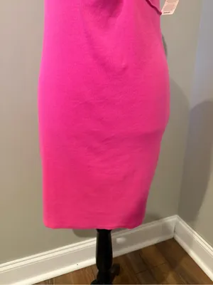 aerie Hot Pink Twist Front Cutout Mini Dress thumbnail 5