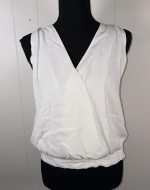 free people surplice ivory‎ tank top large thumbnail 1