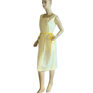 Vintage 1980'S Tanner Pale Yellow Sleeveless Shirt Dress With Belts (6) thumbnail 2
