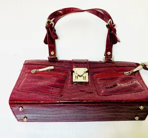 Y2K 2000’s Red Satchel Purse thumbnail 8