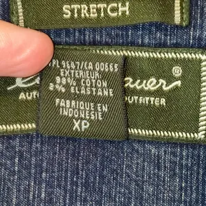 Eddie‎ Bauer Denim Jacket XS Stretch Trucker Blue Classic Jean Jacket thumbnail 6