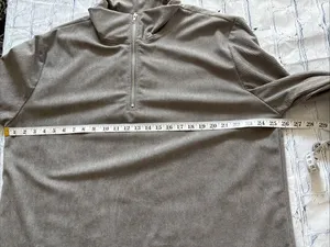Unbranded Quarter-Zip Ribbed Pullover Sweater - Oversized / Unisex thumbnail 9
