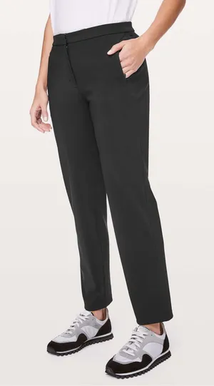 Lululemon On The Move Lightweight Pants Black Size 2 W5B08S Travel Work Commute thumbnail 1