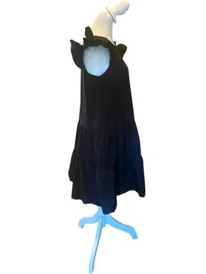 Pomander Place by Tuckernuck Black Corrine Flutter Sleeve Mini Dress Women Small thumbnail 6