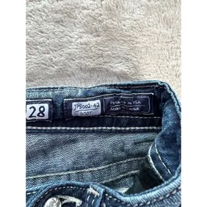 Miss Me Women's Bootcut Jeans Size 28 Blue Rhinestone Studded Flap Pocke… thumbnail 8