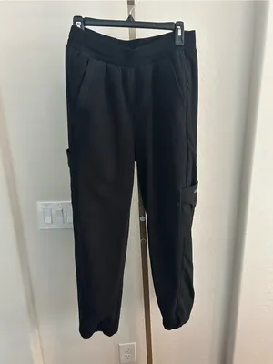 Alo Yoga Polar Fleece Wintry Mix Jogger Pants Women’s Medium $158 thumbnail 2