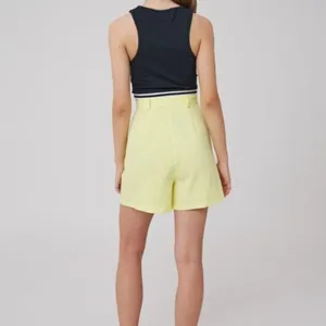 The Fifth Label Brighten High Waist Cargo Short in Lemon Yellow Size Small NWT thumbnail 3