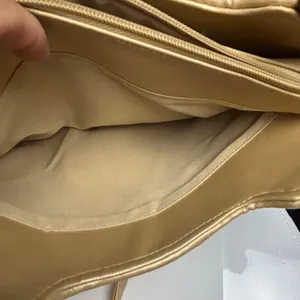 Bueno Gold Woven Shoulder Bag Braided Straps Metallic Y2k Hobo thumbnail 3