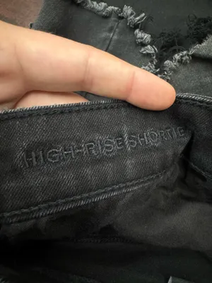 American Eagle Next Level Stretch High-Rise Shortie Black Shorts Size 8 thumbnail 4