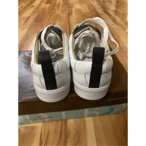 Diba True Yuliana Black White Leather Sneaker Size 8.5 New With Box thumbnail 6